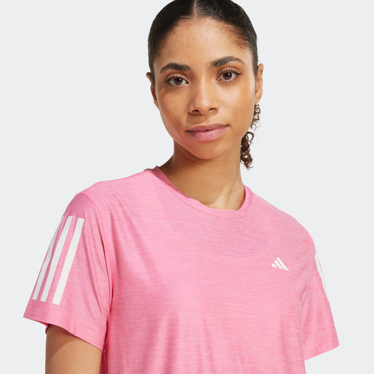 T-shirt de Mulher Own The Run Rosa-4