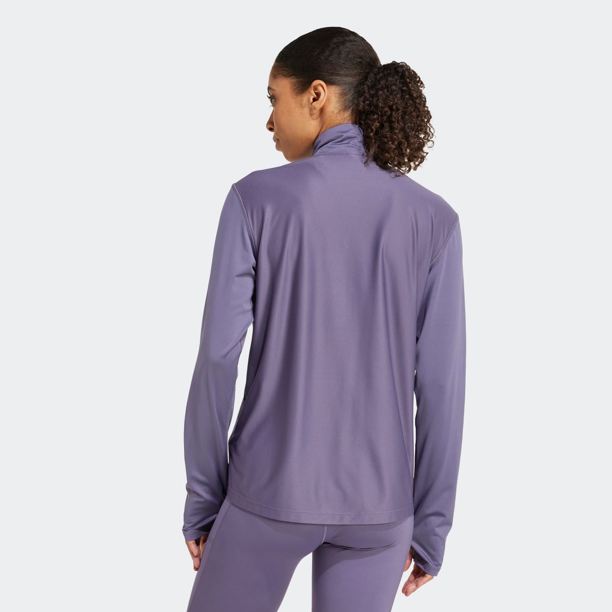 Sweatshirt de Mulher Own the Run Half-Zip Violeta-2