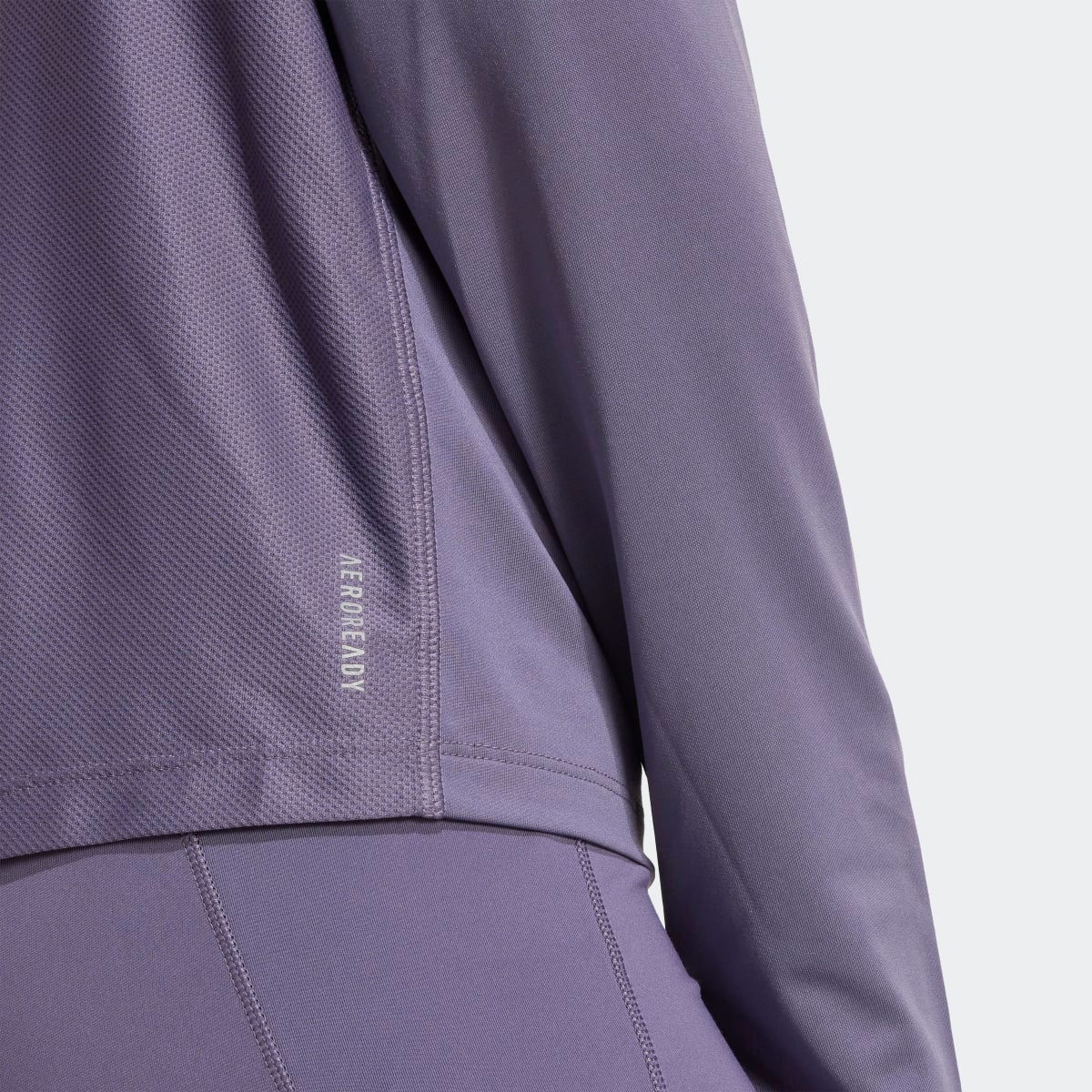 Sweatshirt de Mulher Own the Run Half-Zip Violeta-3