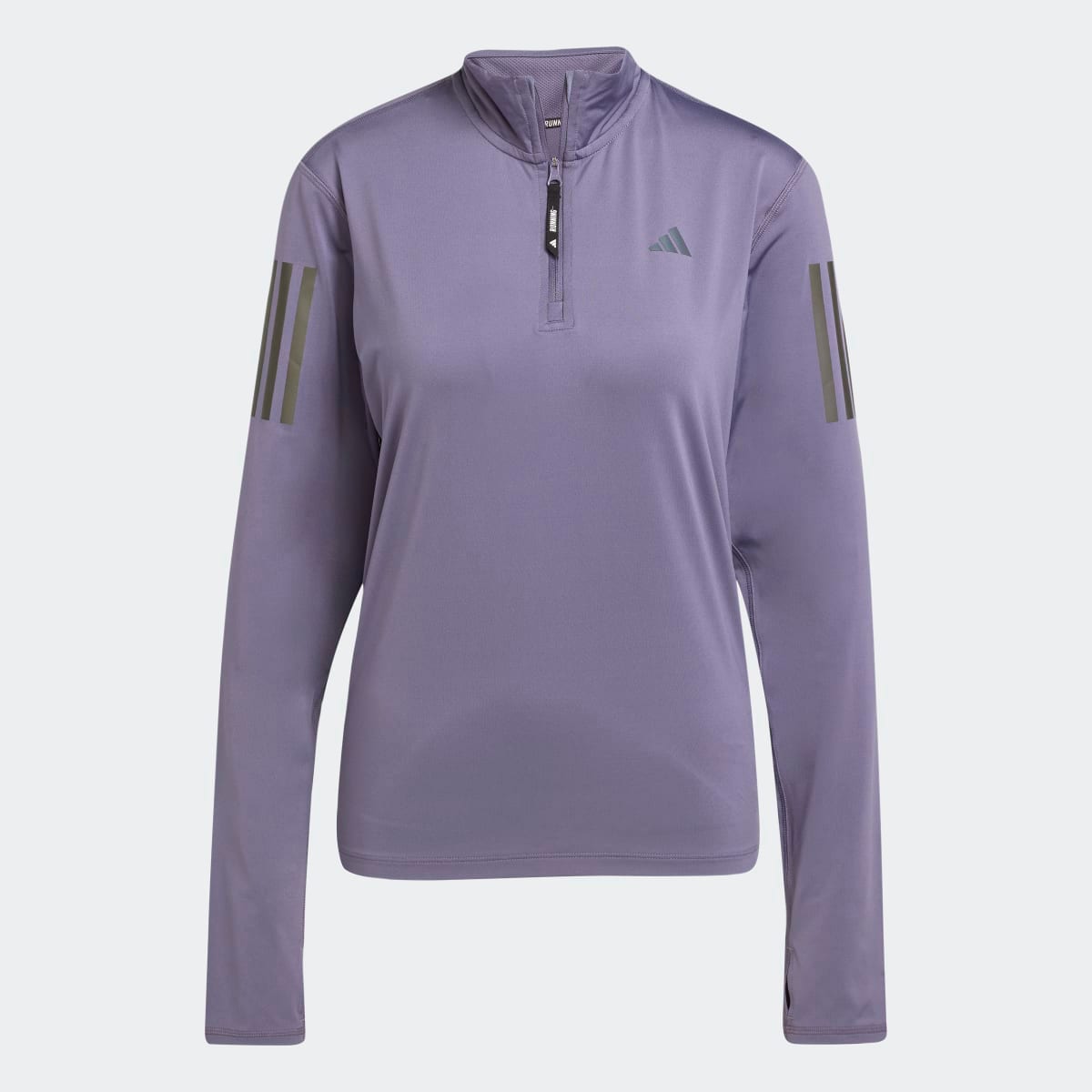 Sweatshirt de Mulher Own the Run Half-Zip Violeta-6