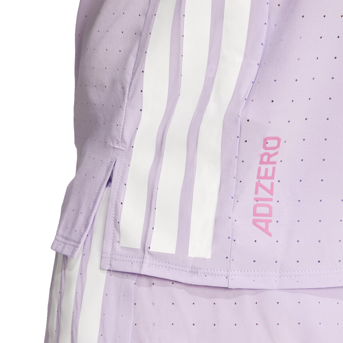 T-shirt de Mulher Adizero Train For Races Violeta-5