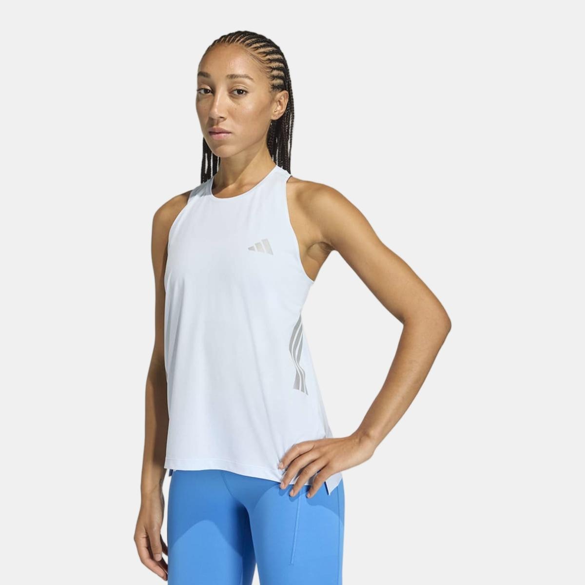 T-shirt de Mulher adi365 Climacool Azul-4