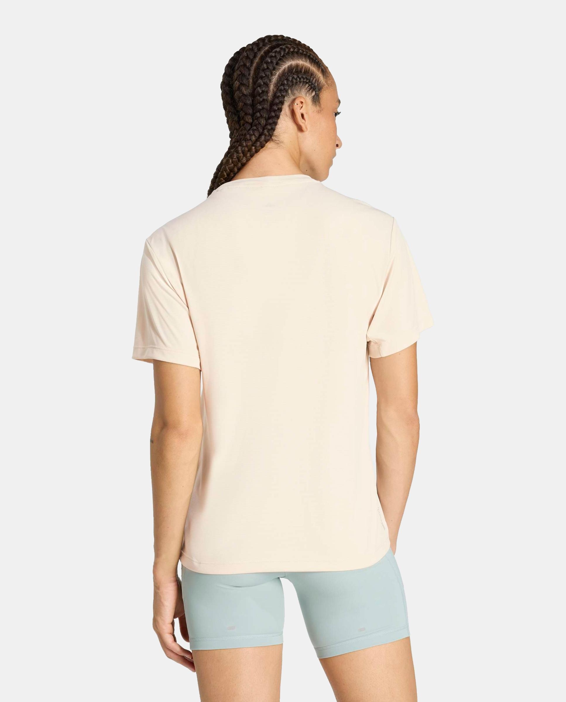 T-Shirt de Mulher Adi365 Good Adidas Natural-2