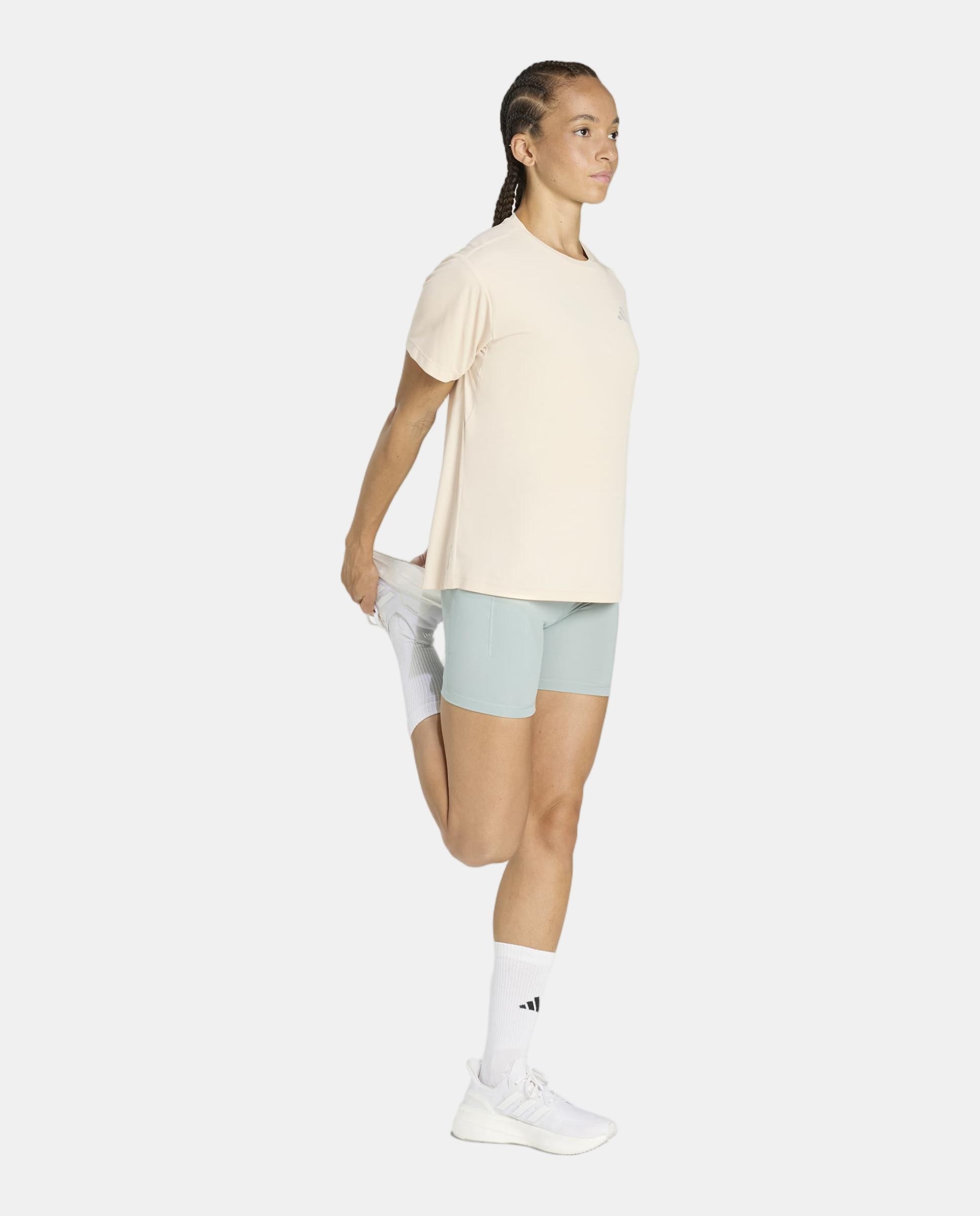 T-Shirt de Mulher Adi365 Good Adidas Natural-3