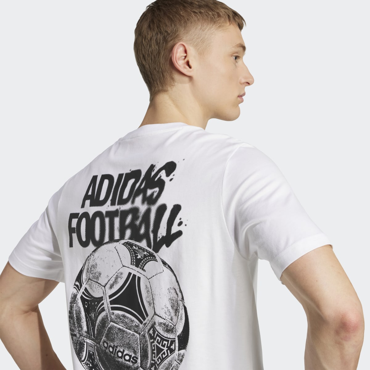 T-shirt de Homem Football Tango History Graphic Branco-5