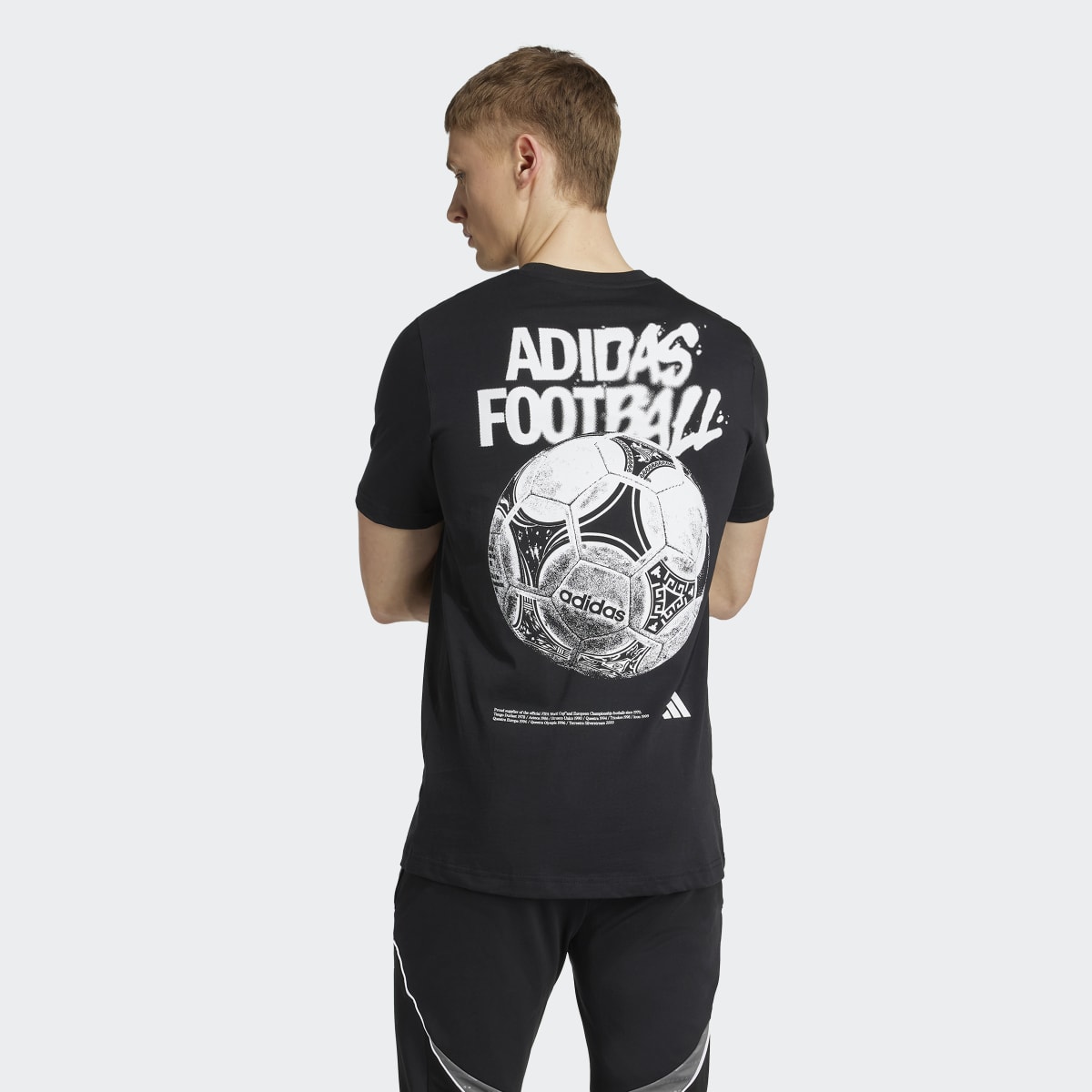 T-shirt de Homem Football Tango History Graphic Preto-2