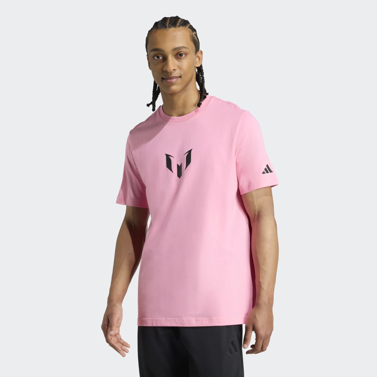 T-shirt de Homem Messi Graphic Rosa-1