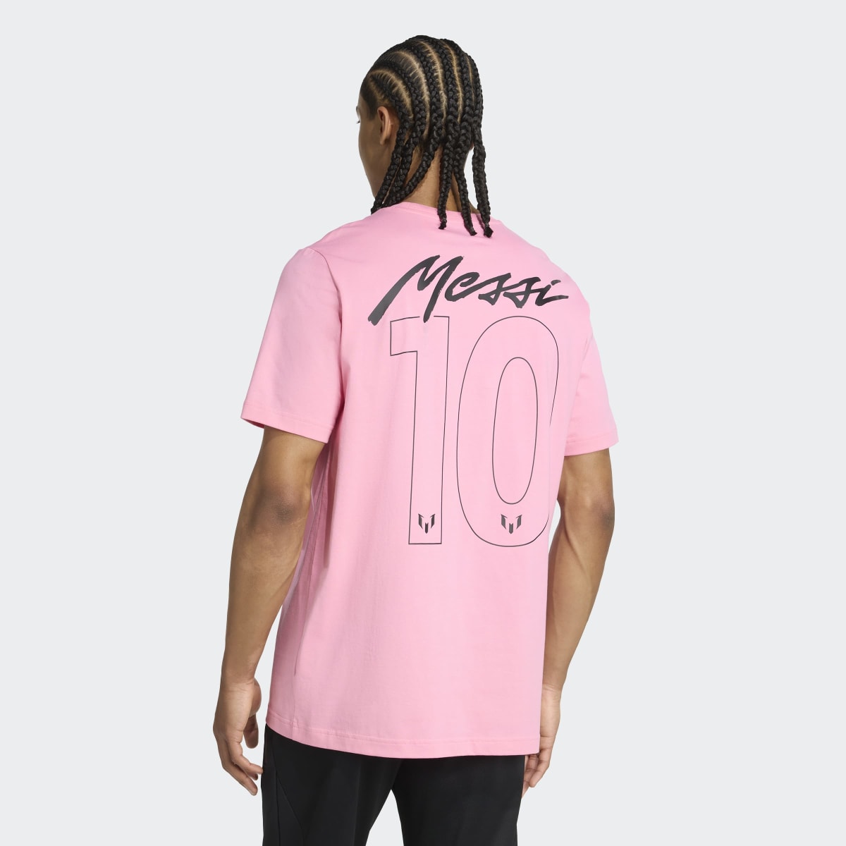T-shirt de Homem Messi Graphic Rosa-2