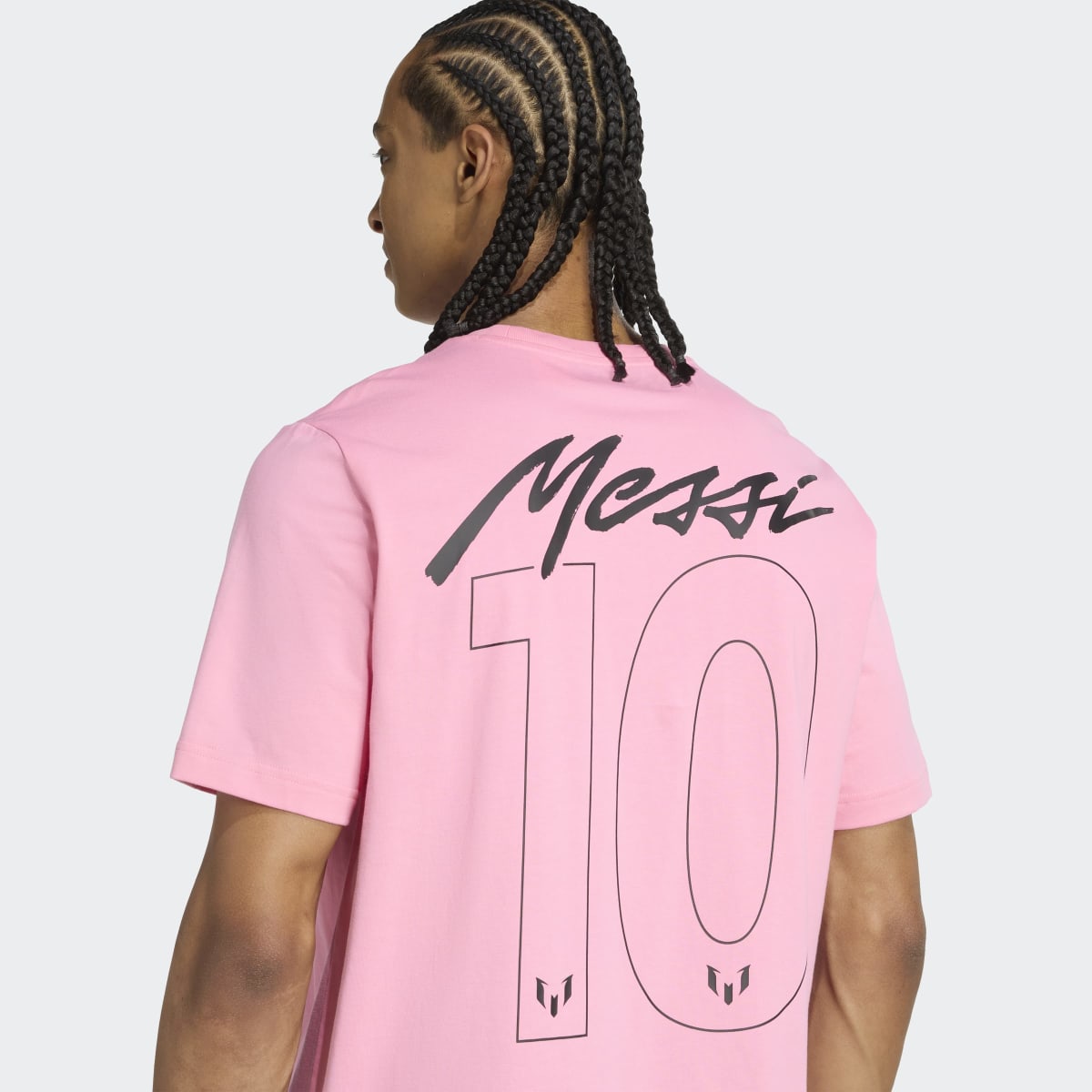 T-shirt de Homem Messi Graphic Rosa-5