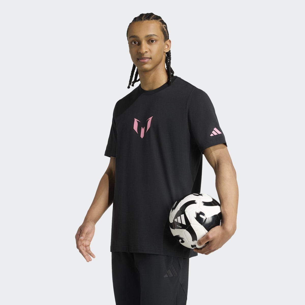 T-shirt de Homem Messi Graphic Preto-1