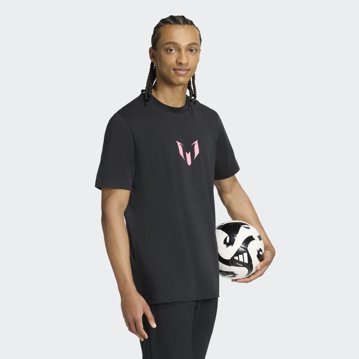 T-shirt de Homem Messi Graphic Preto-3