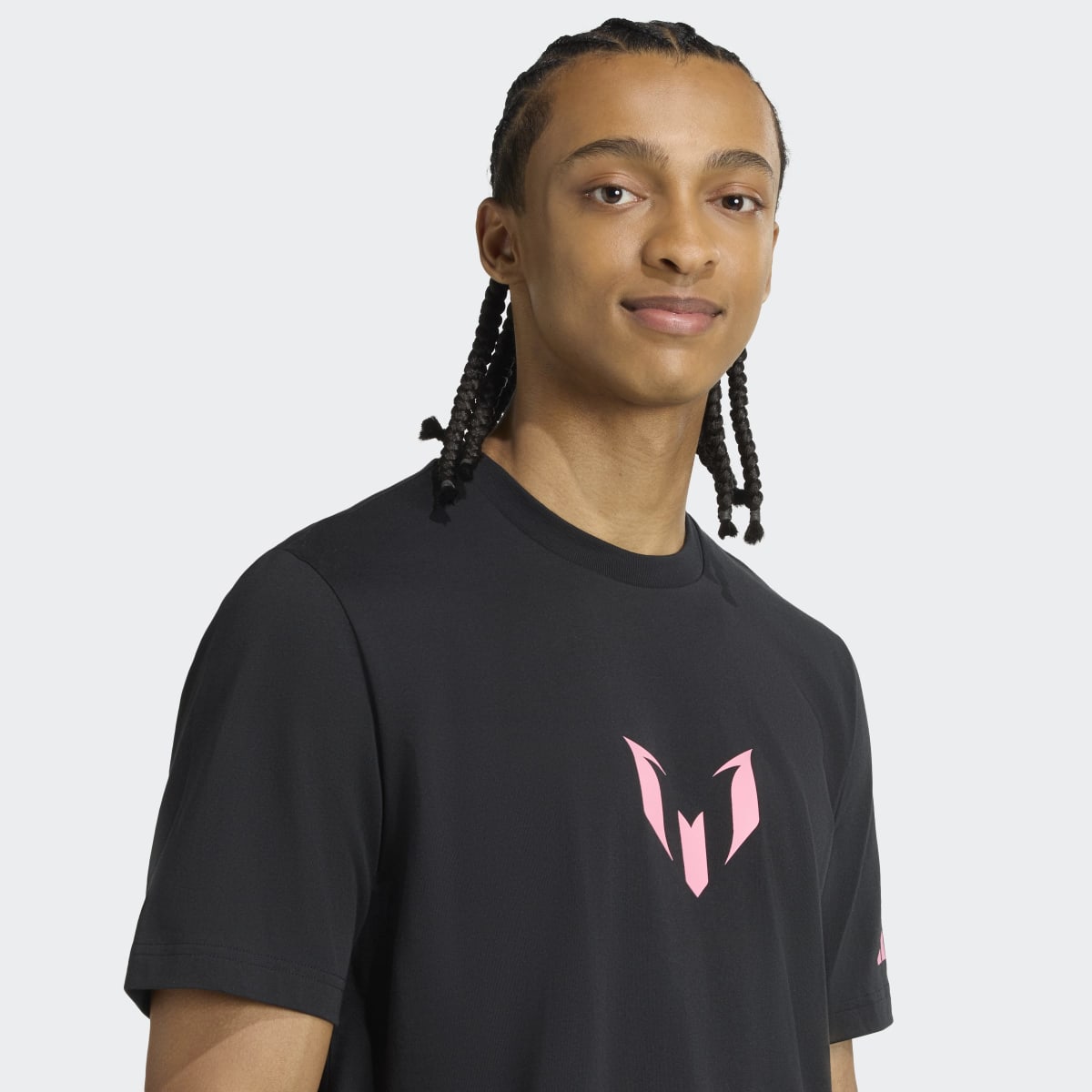 T-shirt de Homem Messi Graphic Preto-4