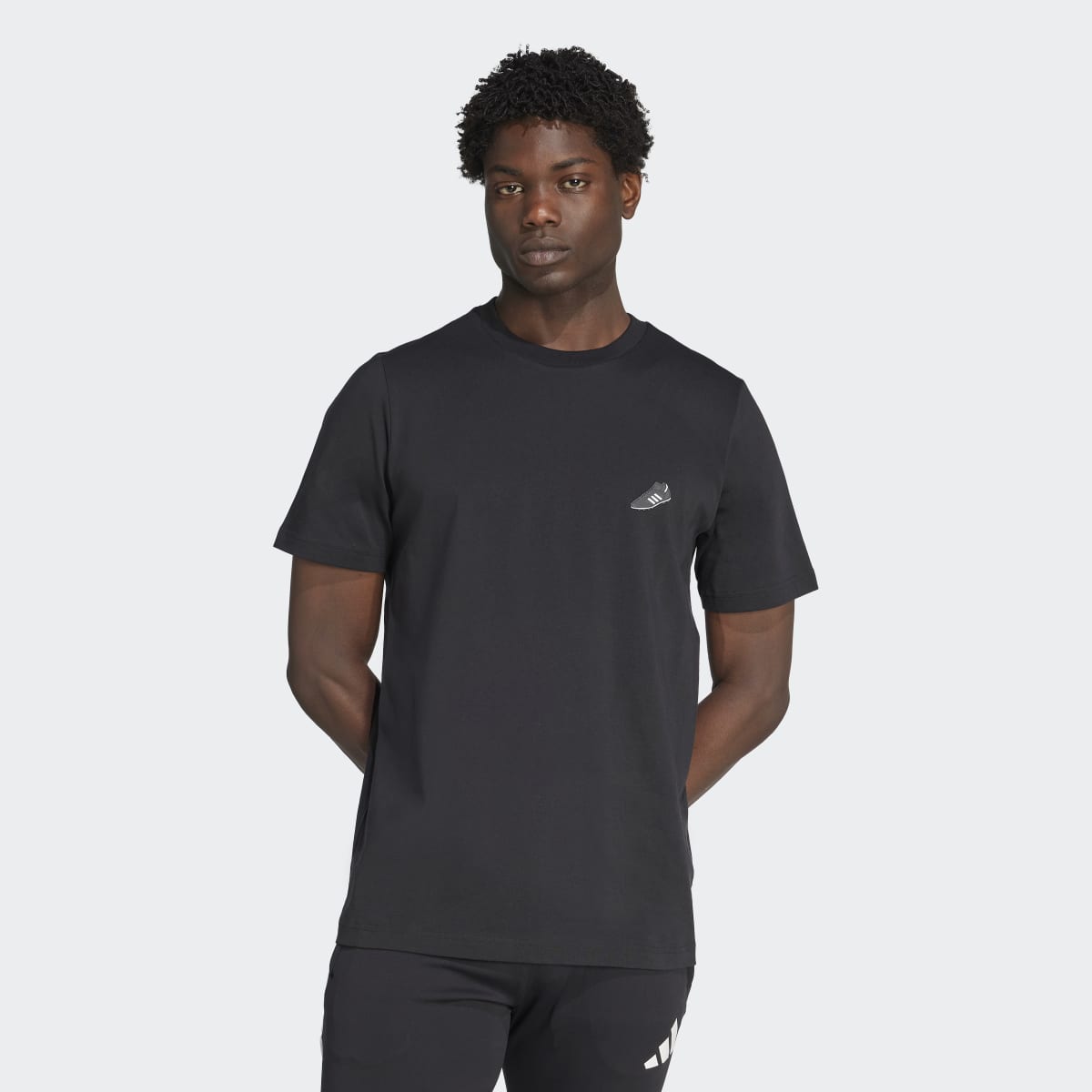 T-shirt de Homem Messi Graphic Preto-1