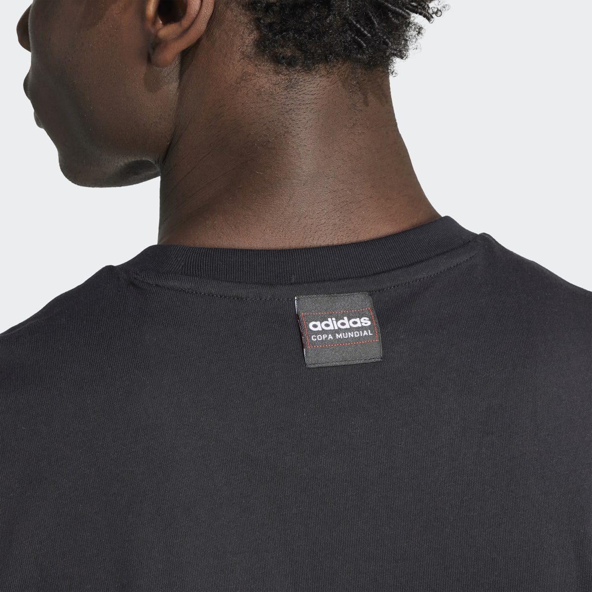 T-shirt de Homem Messi Graphic Preto-4