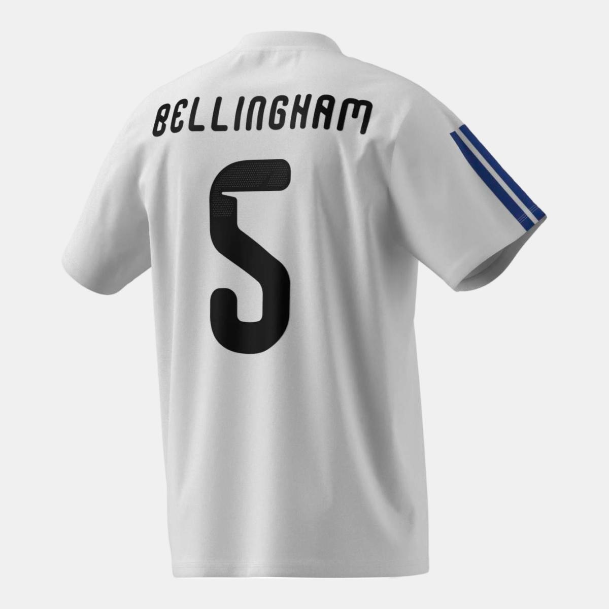 T-shirt de Homem Jude Bellingham Branco-3