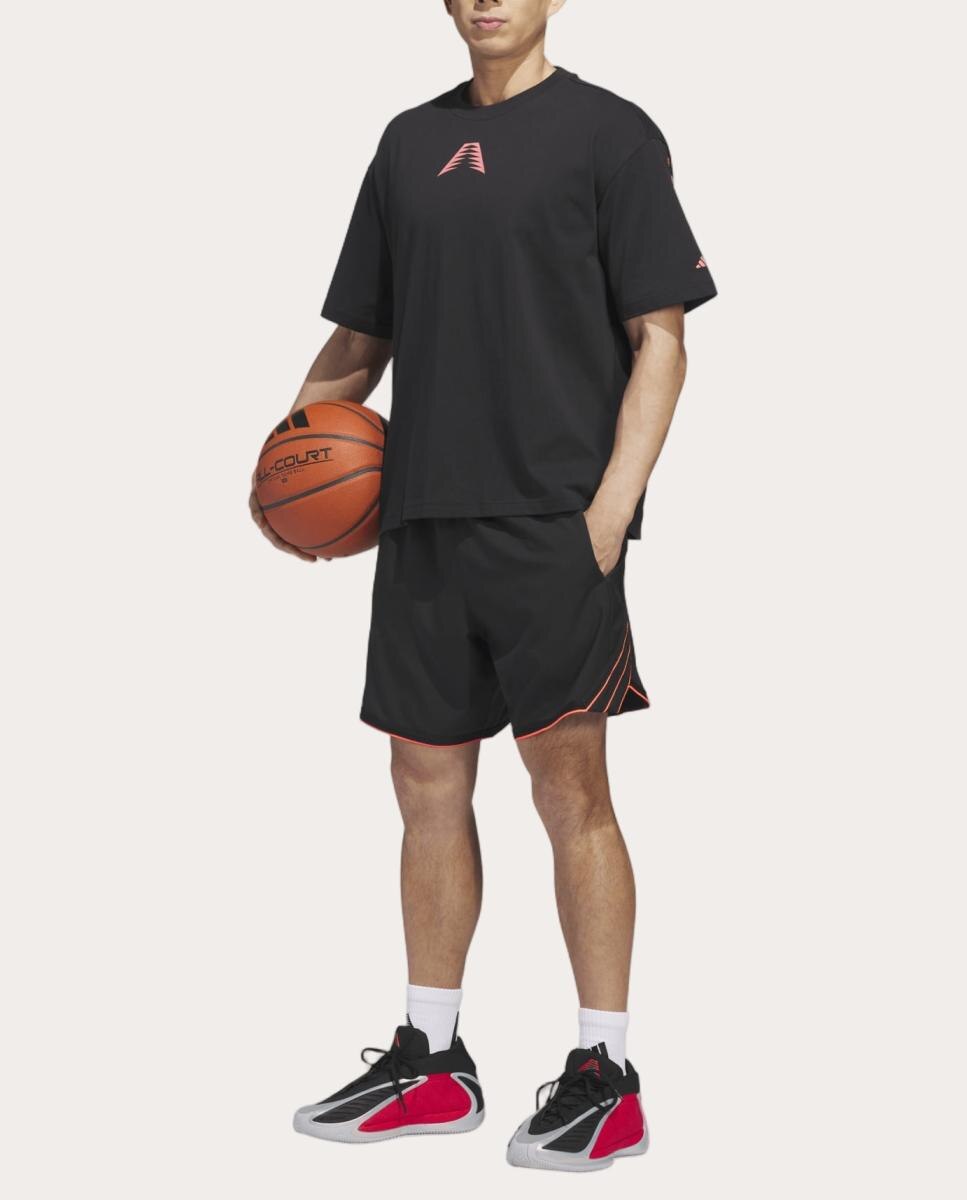 T-shirt de Basquetebol de Homem Anted Preto-4
