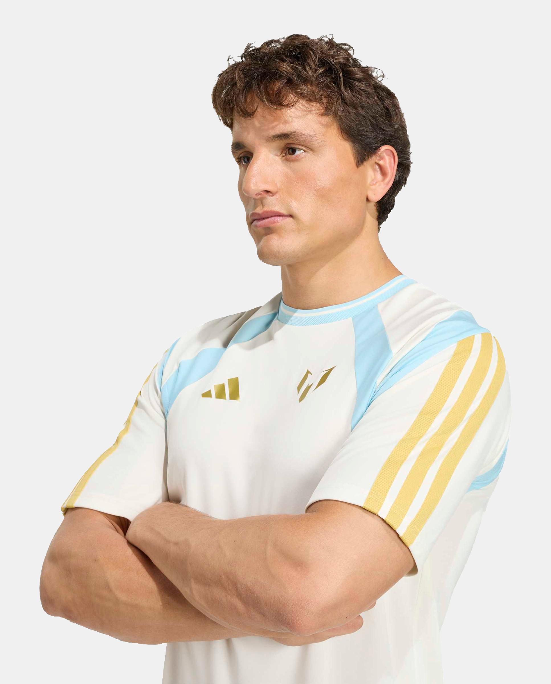 T-shirt de Homem Messi Branco-7