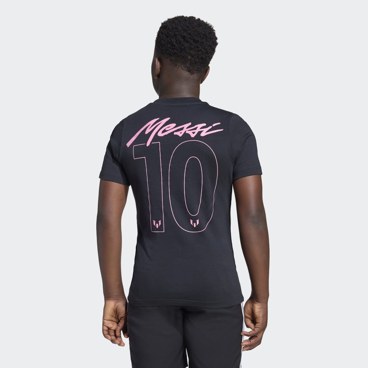 T-shirt de Criança Messi Name & Number Graphic Preto-4