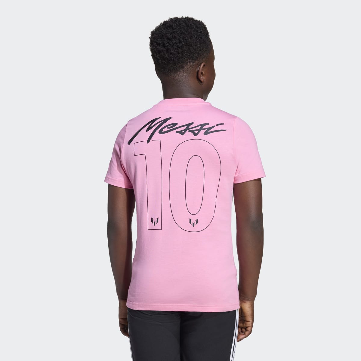 T-shirt de Criança Messi Name & Number Graphic Rosa-4