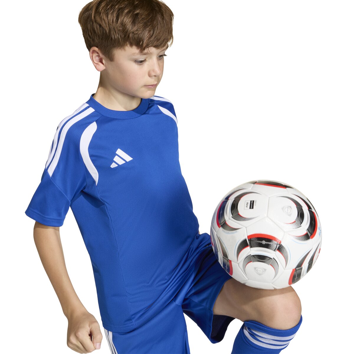 T-shirt de Criança Tiro 26 League Azul-5