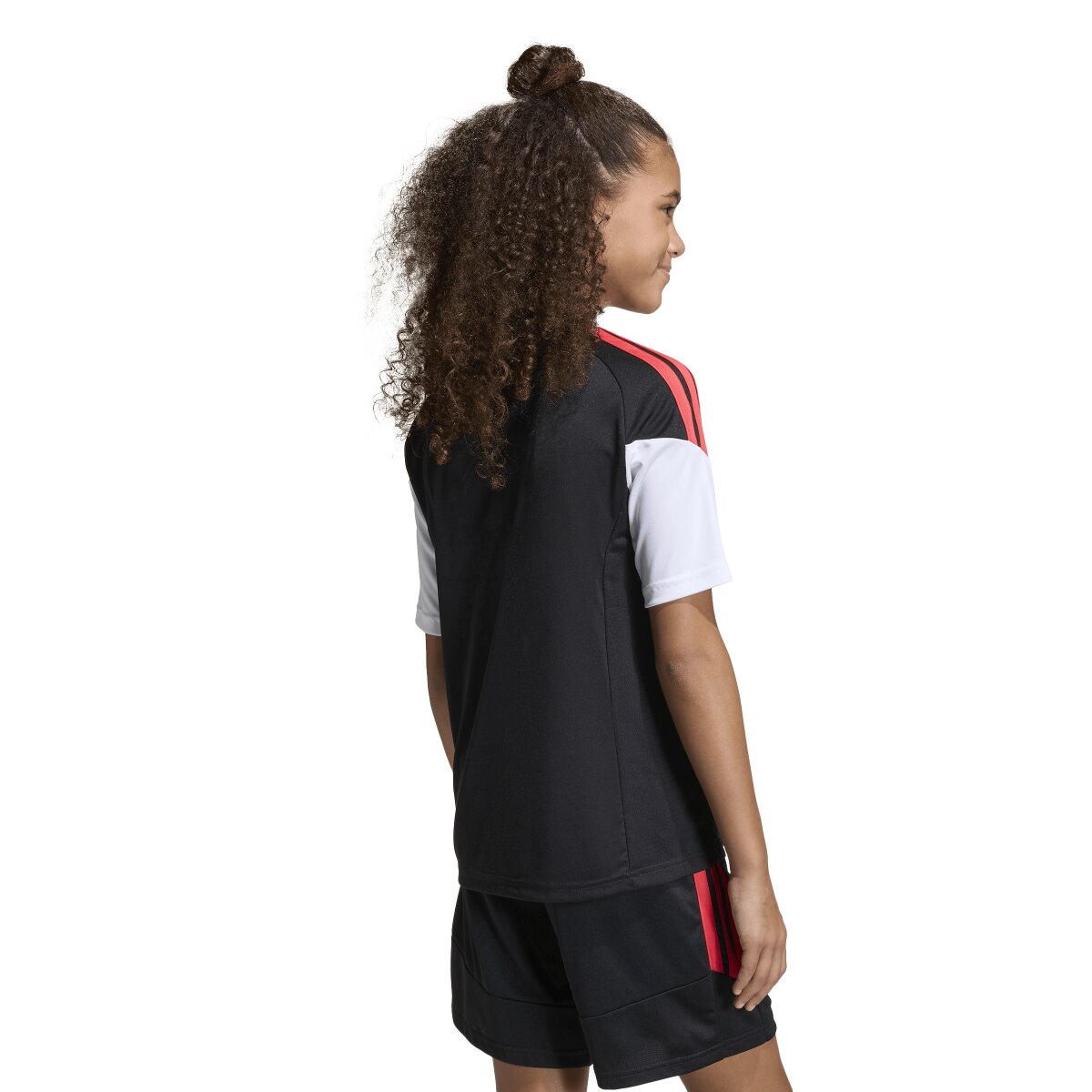 T-shirt de Criança Tiro 26 League Preto / Vermelho-2