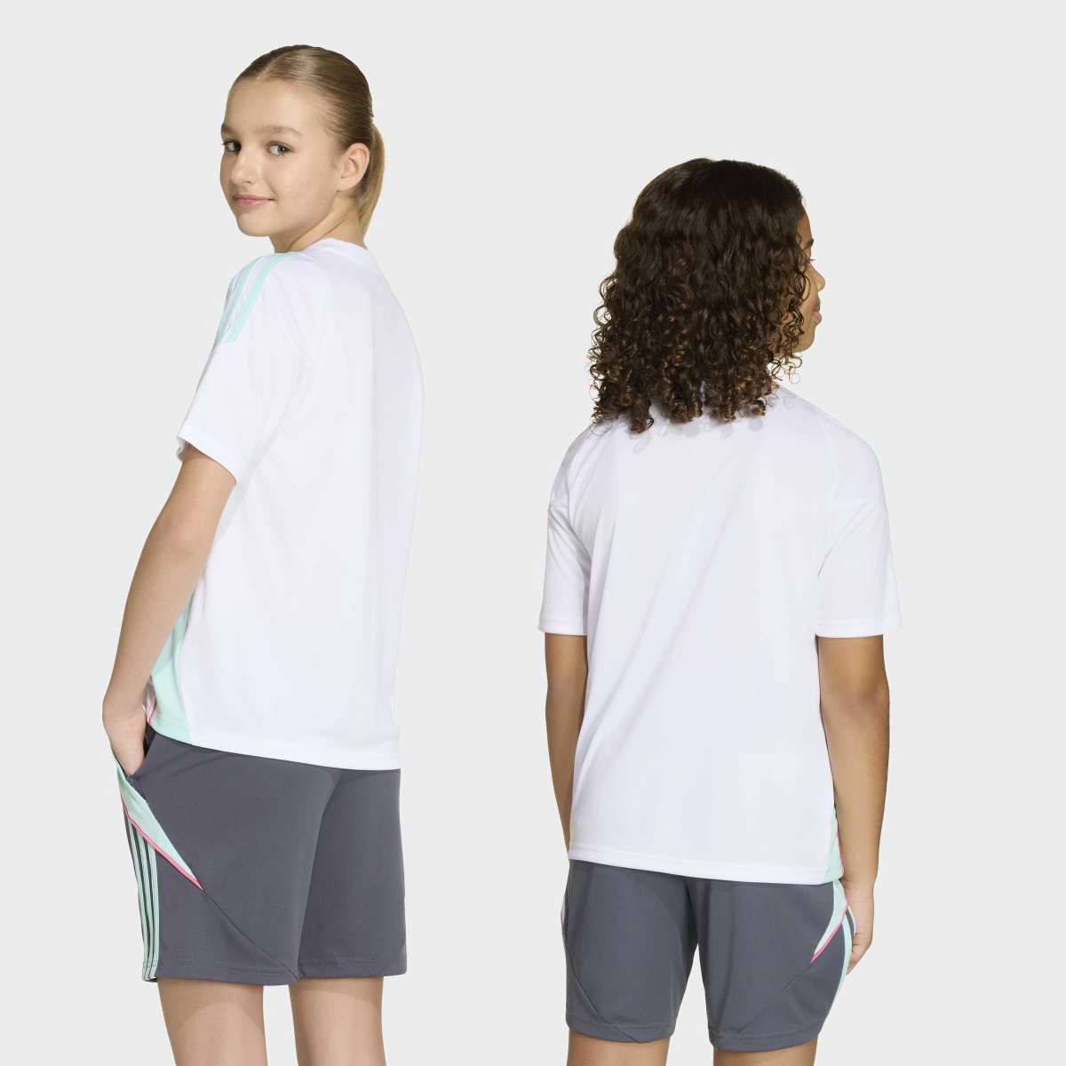 T-shirt de criança Messi adidas Branco / Azul-2