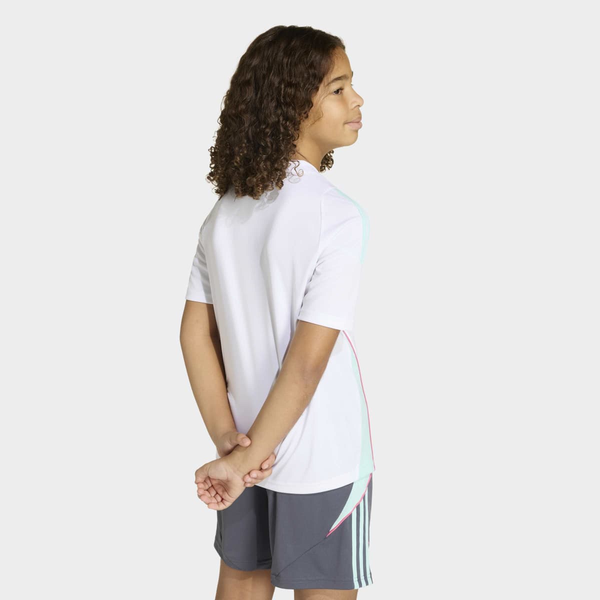 T-shirt de criança Messi adidas Branco / Azul-4