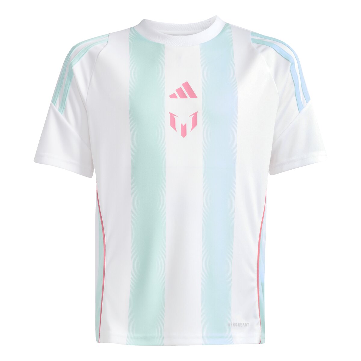 T-shirt de criança Messi adidas Branco / Azul-10