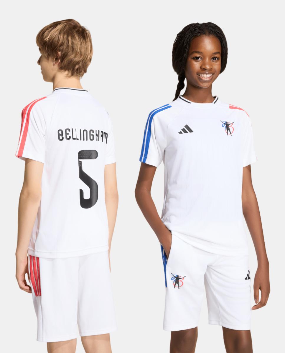 T-shirt de Criança Jude Bellingham Branco-5