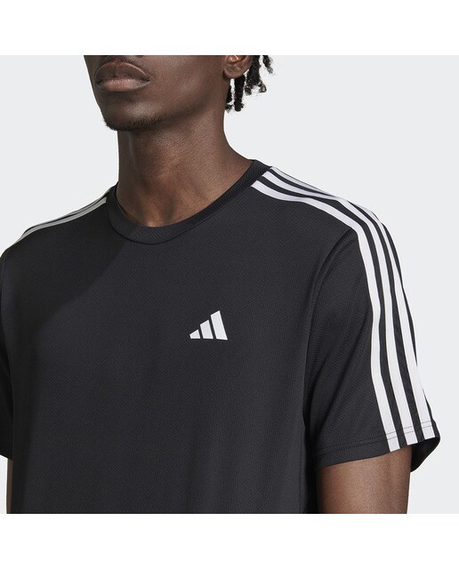 T-shirt de Homem Train Essentials Training 3 Faixas Preto-4