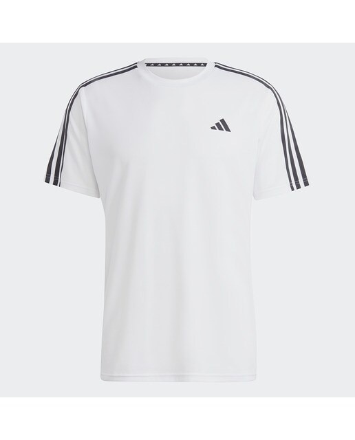 T-shirt de Homem Train Essentials Training 3 Faixas Branco-6