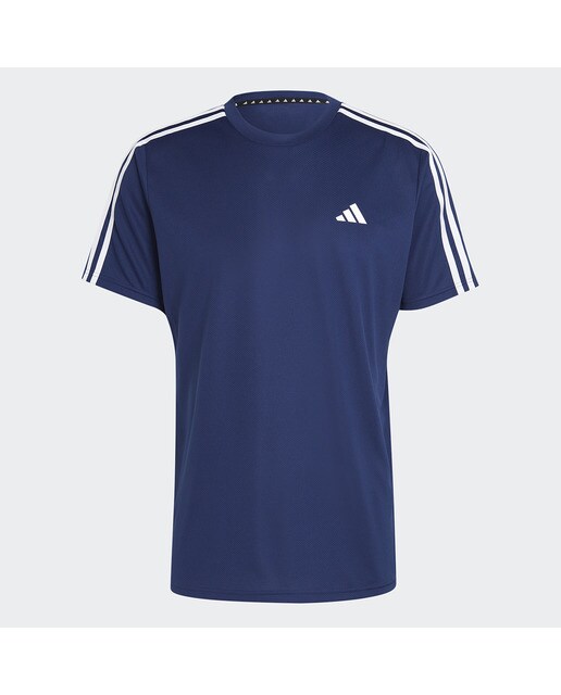 T-shirt de Homem Train Essentials Training 3 Faixas Azul-6