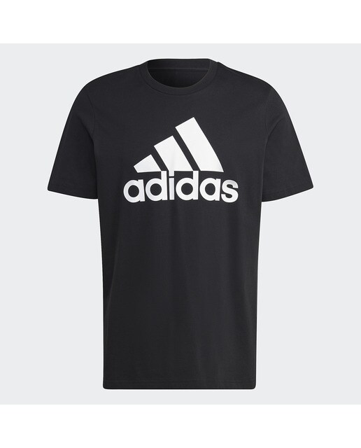 T-shirt de Homem Essentials Single Jersey Big Logo Preto / Branco-7