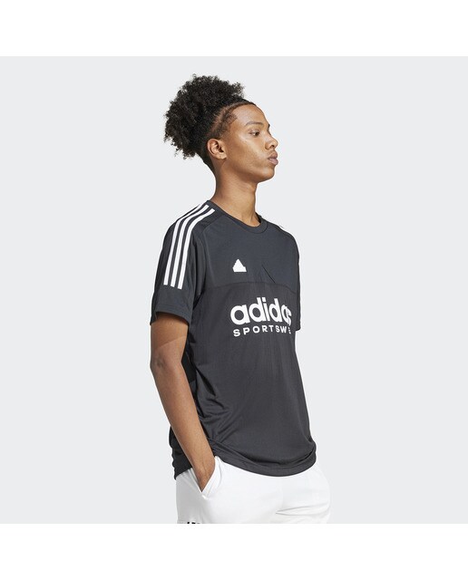T-shirt de Homem Tiro Preto / Branco-5