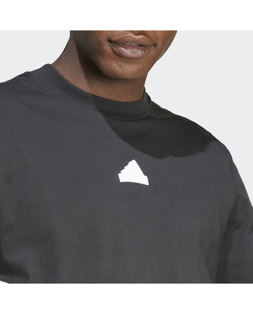 T-Shirt Future Icons 3 Stripes Tee Adidas Preto-3