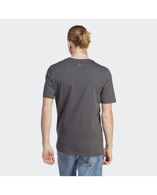 T-shirt de Homem Essentials Single Jersey Cinzento-2