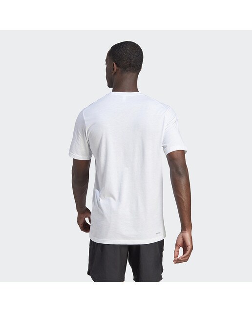 T-shirt de Homem Train Essentials Feelready Logo Training Branco-2