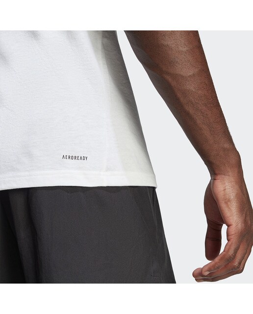 T-shirt de Homem Train Essentials Feelready Logo Training Branco-3