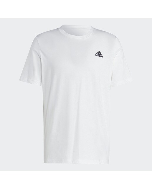 T-shirt de Homem Essentials Single Jersey Embroidered Small Logo Branco-6
