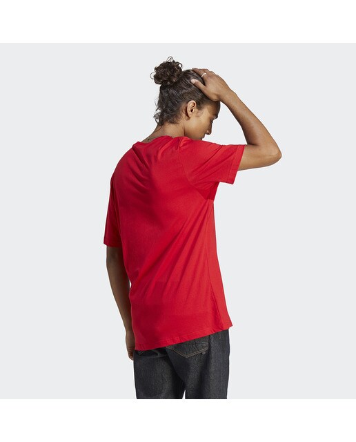 T-shirt de Homem Essentials Single Jersey Embroidered Small Logo Vermelho-2
