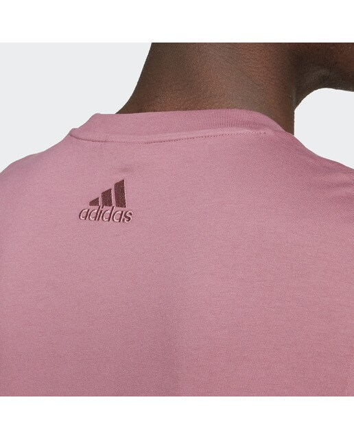 T-shirt de Homem Essentials Single Jersey Big Logo Vermelho-4