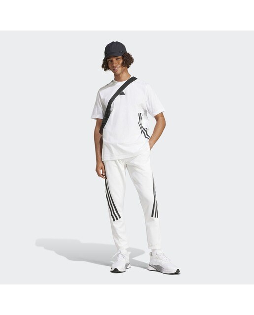 T-shirt de Homem Future Icons 3 Faixas Branco-5