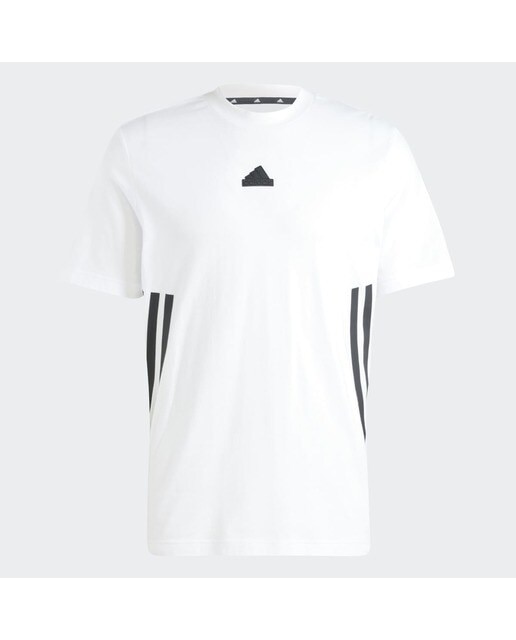 T-shirt de Homem Future Icons 3 Faixas Branco-6