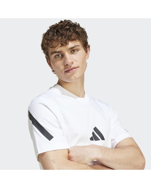T-shirt de homem Z.N.E. adidas Branco-4