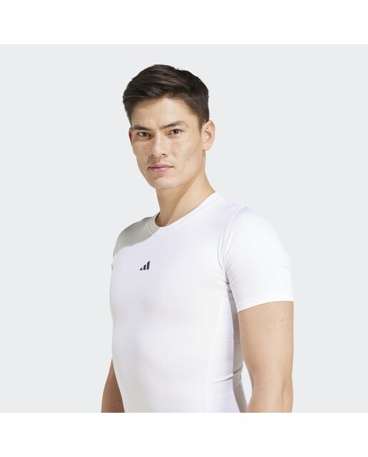 T-shirt de Homem TECHFIT Compression Training Branco-4