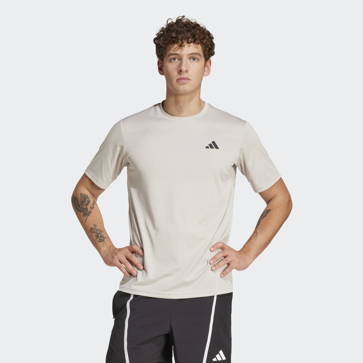 T-shirt de Homem Train Essentials Training Cinzento-1