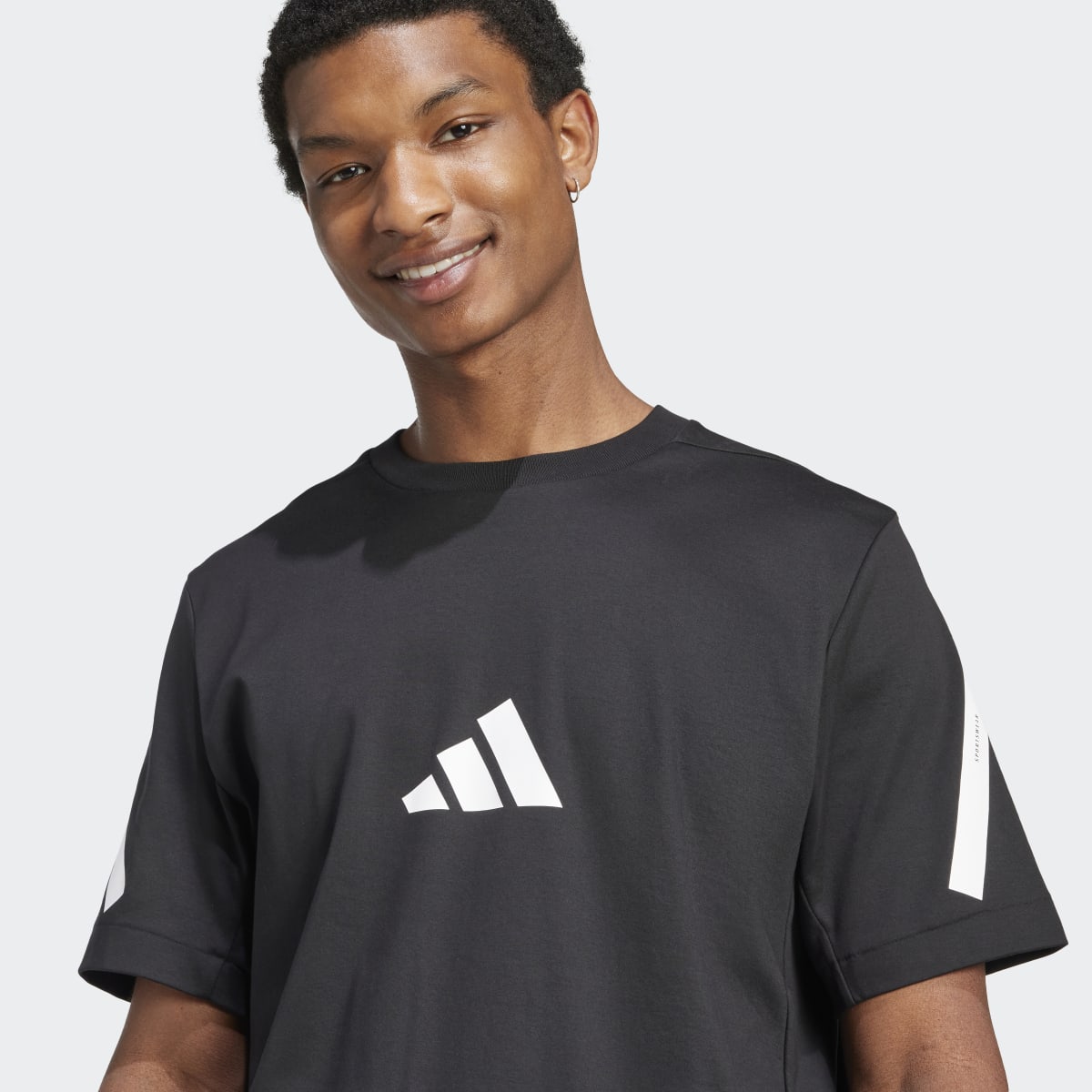 T-shirt de Homem Z.N.E. Preto-3