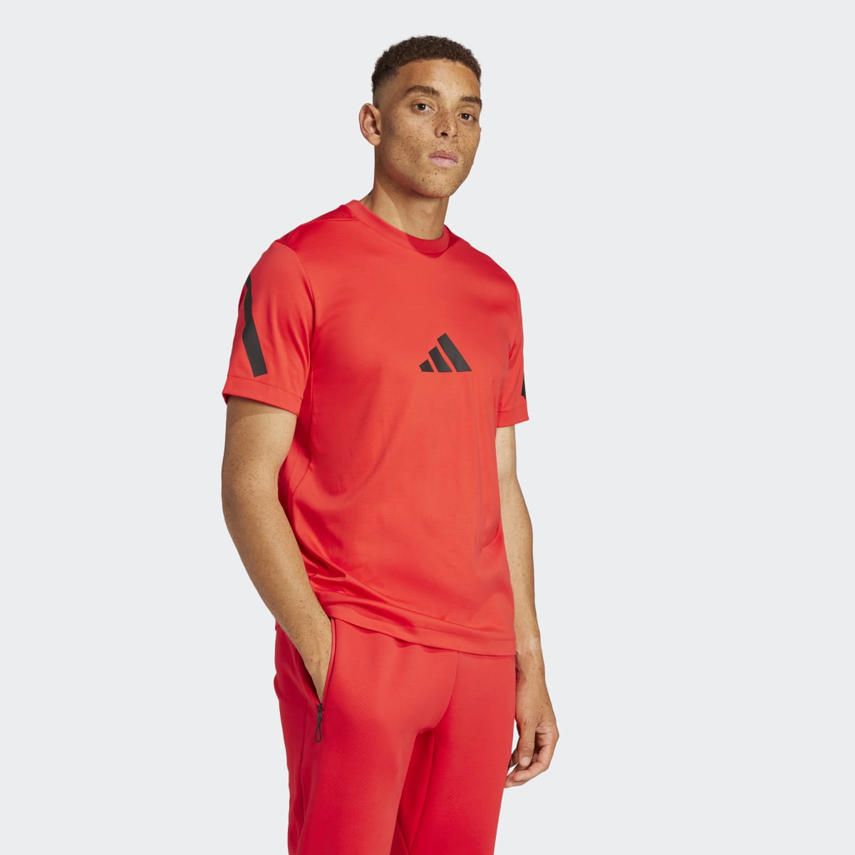 T-shirt de Homem Z.N.E Vermelho-4