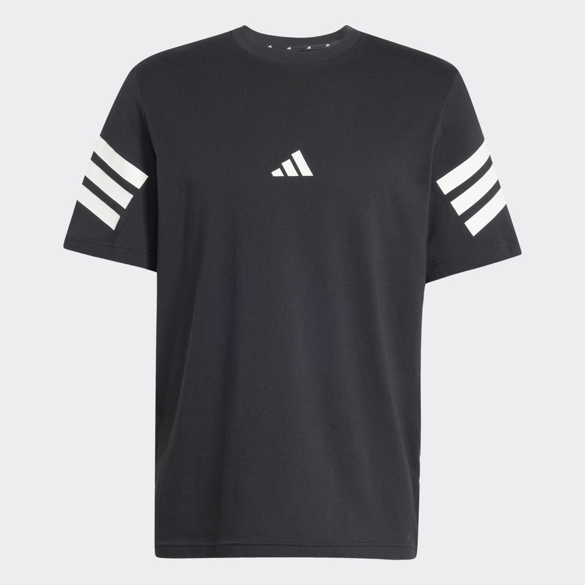 T-shirt de Homem Future Icons 3 Faixas Preto-5