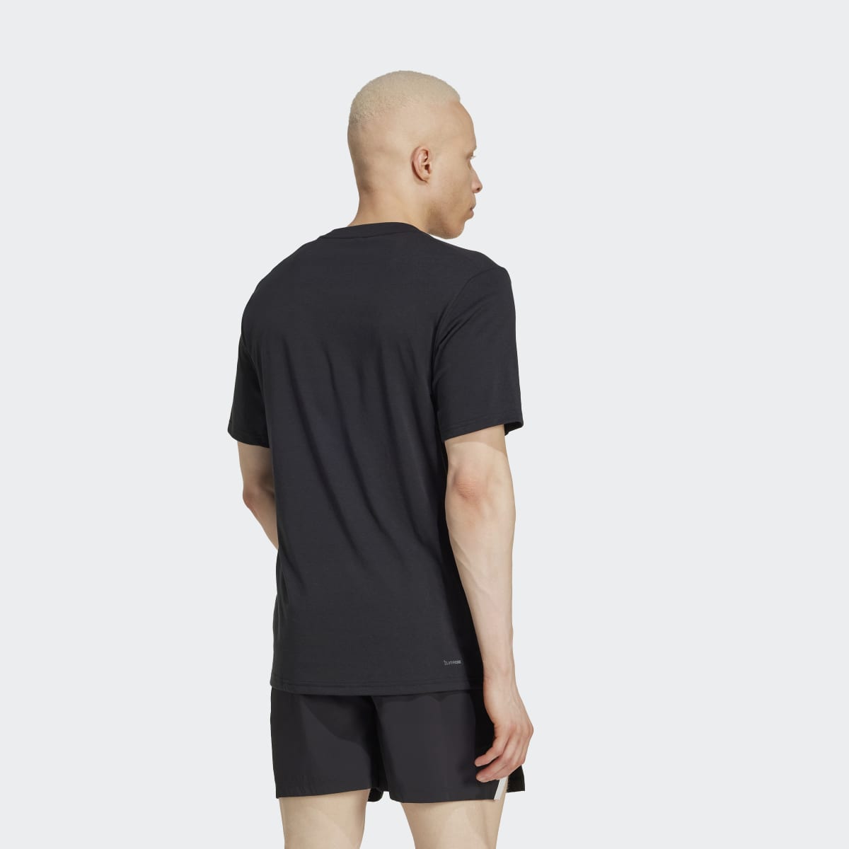 T-shirt de Homem Climacool Training Camo Logo Graphic Preto-2